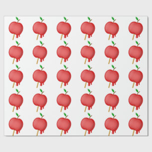 Cadeau Papier d'emballage d'Apple de sucrerie