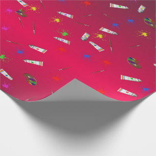 Cadeau Papier d'emballage d'approvisionnements d'art