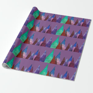 Cadeau Papier d'emballage d'art géométrique