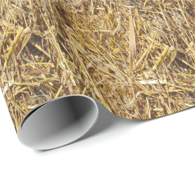 Cadeau Papier d'emballage de balle de foin (Coin rond)