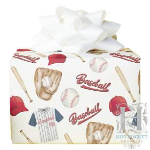 Cadeau Papier d'emballage de baseball