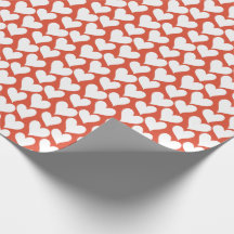Papier d'emballage de beaucoup de coeurs