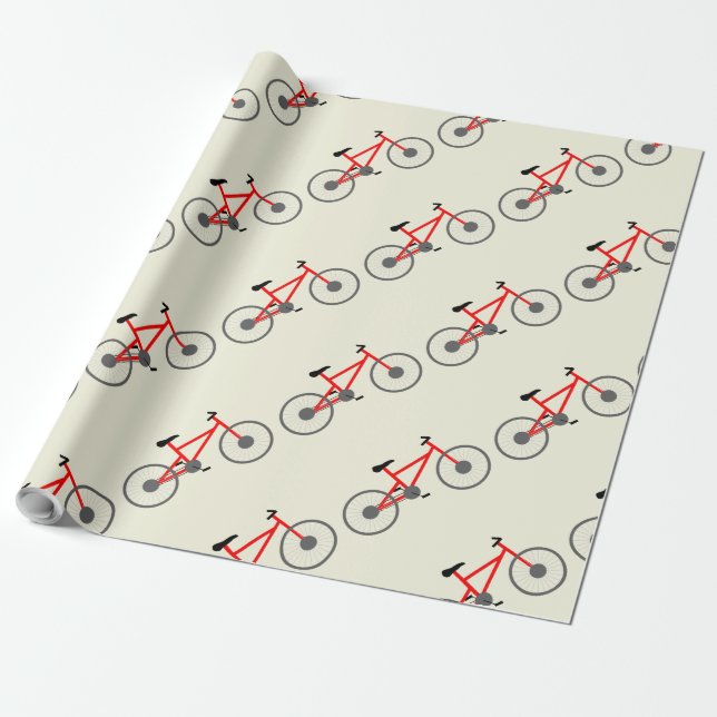 Cadeau Papier d'emballage de bicyclette (Déroulé)