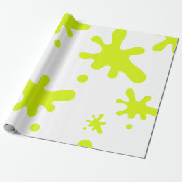 Cadeau Papier d'emballage de boue verte