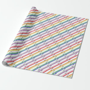 Cadeau Papier d'emballage de brosses à dents