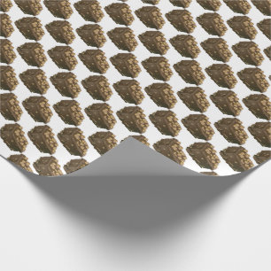 Cadeau Papier d'emballage de "brownie" de fondant