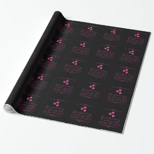 Cadeau Papier d'emballage de Bunco - la vie est courte,