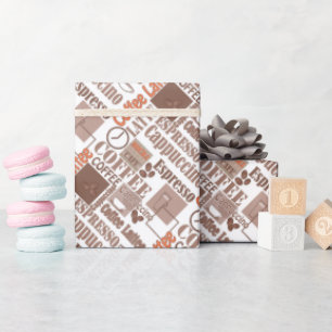 Cadeau Papier d'emballage de café favori