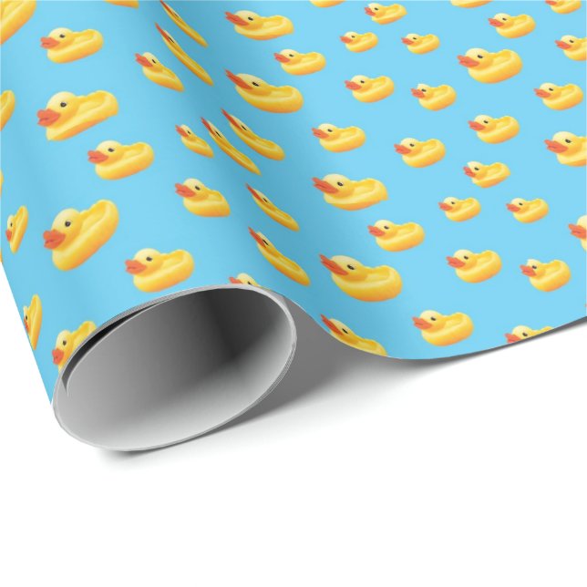 Cadeau Papier d'emballage de canard de baignoire (Coin rond)