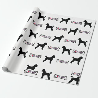 Cadeau Papier d'emballage de caniche