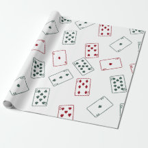 Papier d'emballage de cartes de jeu