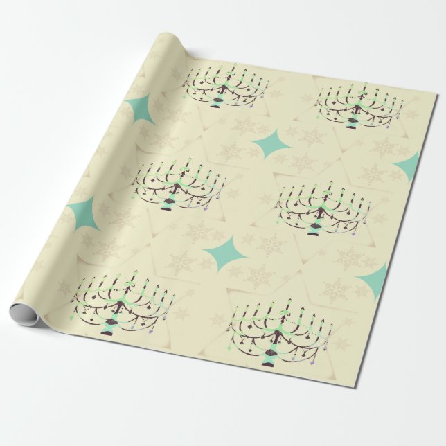 Cadeau Papier d'emballage de Chanukah (Déroulé)