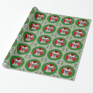 Cadeau Papier d'emballage de chien de chiwawa de Noël