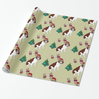 Cadeau Papier d'emballage de chien de Custiom St Bernard