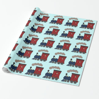 Cadeau Papier d'emballage de Choo Choo de train de vapeur