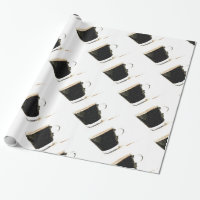 Papier d'emballage de ciel de café express