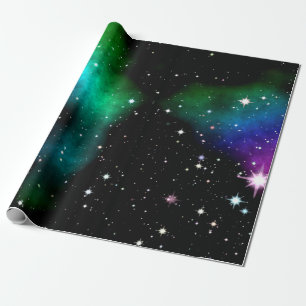 Cadeau Papier d'emballage de ciel étoilé de nuit