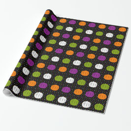 Cadeau Papier d'emballage de citrouilles de Halloween