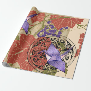 Cadeau Papier d'emballage de COLLAGE de MOTIF de JAPONAIS