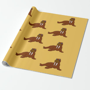 Cadeau Papier d'emballage de conception de morse