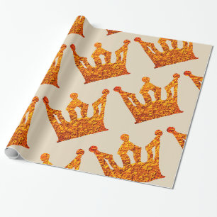 Cadeau Papier d'emballage de couronne