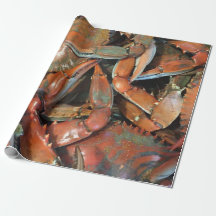 Papier d'emballage de crabe