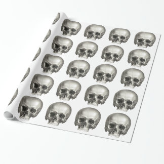 Cadeau Papier d'emballage de crâne