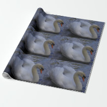 Papier d'emballage de cygne