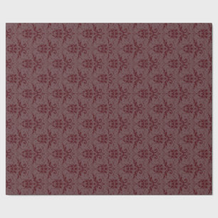 Cadeau Papier d'emballage de damassé antique de Bourgogn