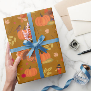 Cadeau Papier d'emballage de dinde de Thanksgiving