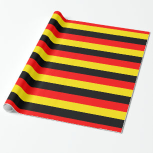Cadeau Papier d'emballage de drapeau allemand