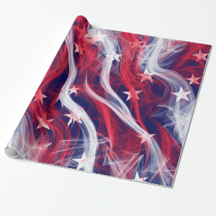 Cadeau Papier d'emballage de drapeau américain