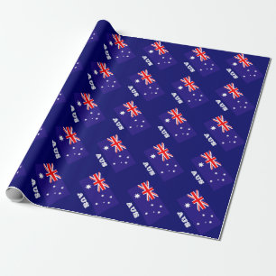 Cadeau Papier d'emballage de drapeau australien