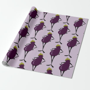 CADEAU PAPIER D'EMBALLAGE DE FASHIONISTA DE MOTIF MIGNON