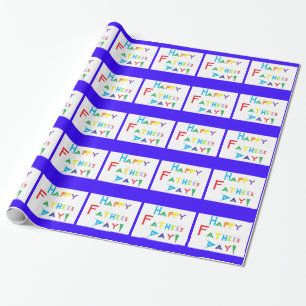 Cadeau Papier d'emballage de fête des pères