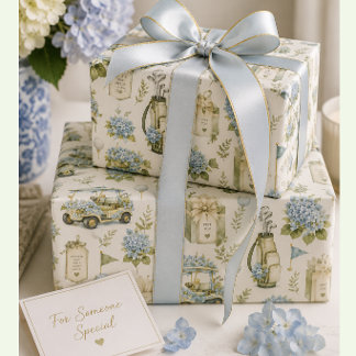Cadeau Papier d'emballage de golf | Événement de fête pou