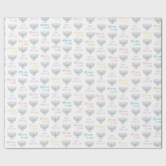 Cadeau Papier d'emballage de Hanuka