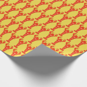 Cadeau Papier d'emballage de homard