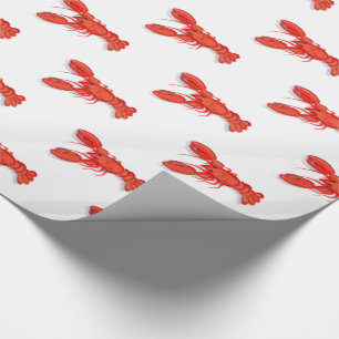 Cadeau Papier d'emballage de homards