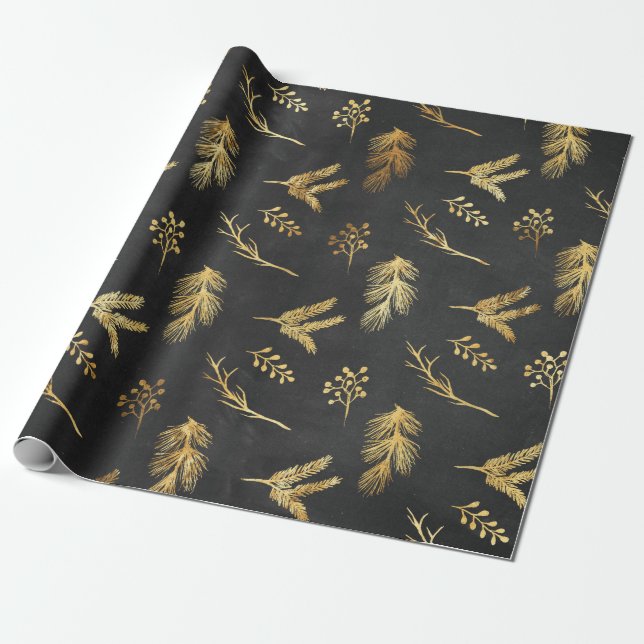 Cadeau Papier d'emballage de joyeuses vacances de (Déroulé)