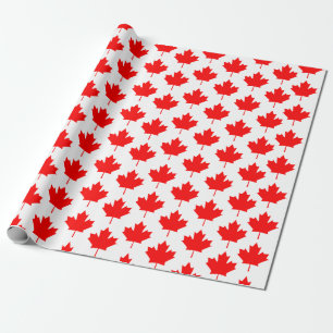 Cadeau Papier d'emballage de la fête du Canada