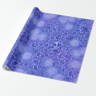 Cadeau papier d'emballage de la passion violette