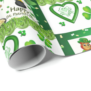 Cadeau Papier d'emballage de la Saint-Patrick