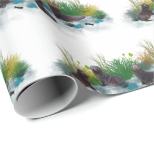 Cadeau Papier d'emballage de la tasse de phoque (choisir 