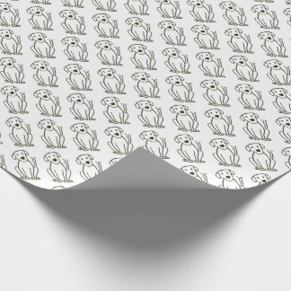 Cadeau Papier d'emballage de laboratoire - copie noire et