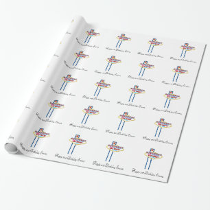 Cadeau Papier d'emballage de Las Vegas de joyeux 21ème