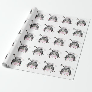 Cadeau Papier d'emballage de M. ET de MME JUST MARRIED