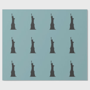 Cadeau Papier d'emballage de Madame Liberty