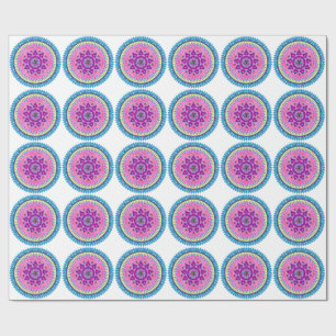 Cadeau Papier d'emballage de mandala