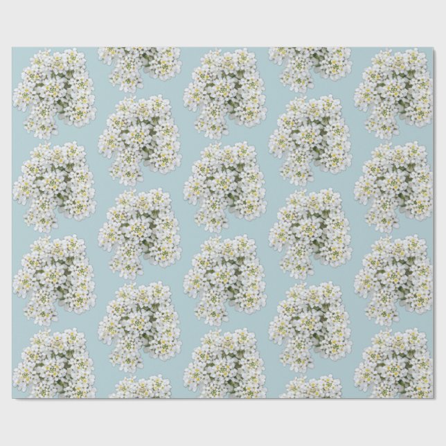 Cadeau Papier d'emballage de mariage floral (Plat)